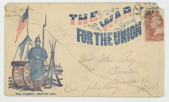 Mr Fancy Cancel 65 CIVIL WAR PATRIOTIC THE WAR FOR THE UNION TIED ALEXANDRIA VA