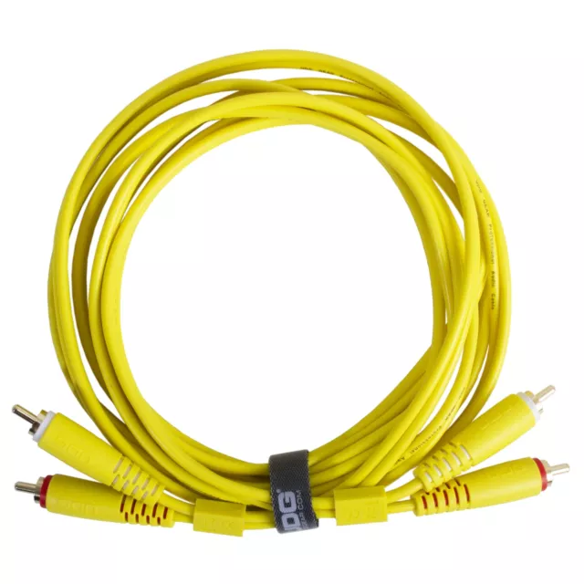 UDG Ultimate Audio Cable RCA-RCA Yellow 1,5 m Straight U97001YL - Kabel für DJs