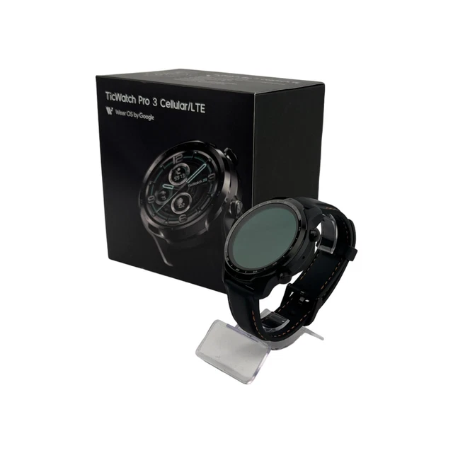 Ticwatch Pro 3 LTE Smartwatch Wear OS Herzfrequenz-Schlaftracking NFC IP68  L