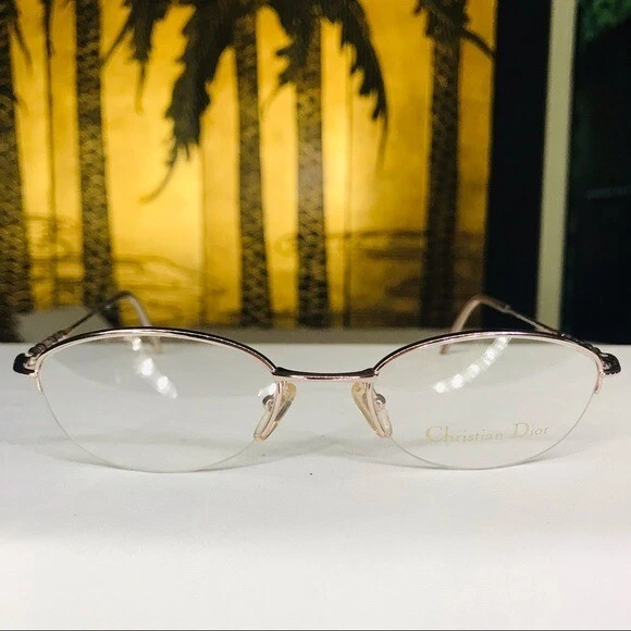 NWOB Christian Dior Women's CD 3580 Eyeglasses Gold