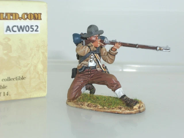 Soldat First Legion ACW059 Infanterie Confédérée à Genoux Tirant, 1/30, Boîte