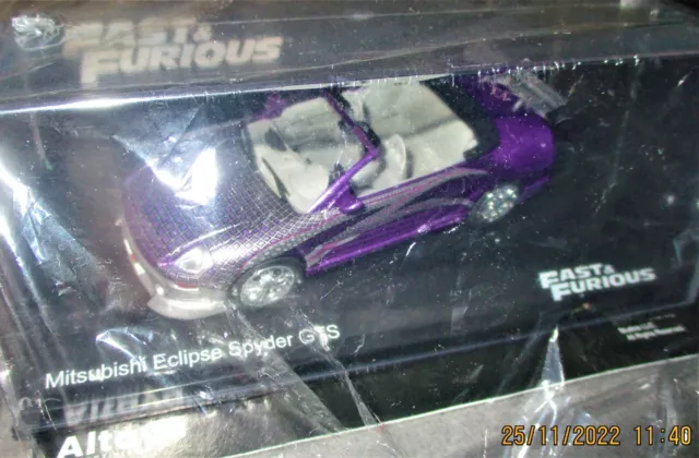 FAST & FURIOUS Altaya 1/43 N° 11 MITSUBISHI ECLIPSE SPYDER GTS