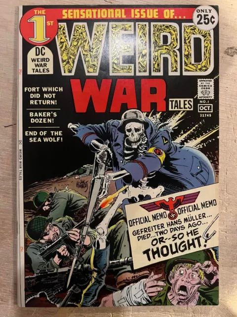 Weird War Tales 1974 #1 Joe Kubert Cover Art Vf/Nm High Grade!