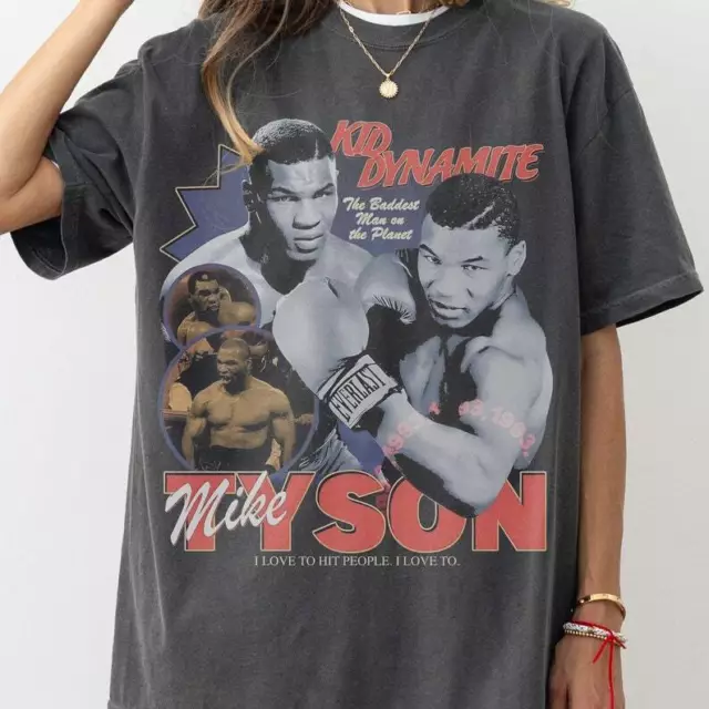 Retro Mike Tyson Bootleg T-Shirt, Vintage Boxing Graphic Tee, Iron Mike Tyson