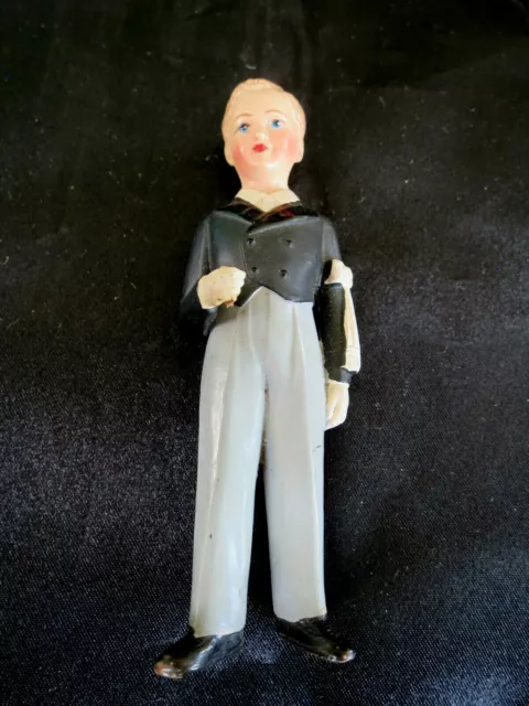 Figurine ! Communiant ! Ancien ! garçon ! Gâteau !