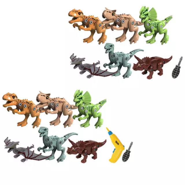 GIUHAT Jeu Figurine Dinosaure et Dino à démonter, Dinosaure Jouet