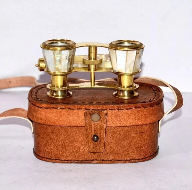 Jumelles Anciennes A. Bardou Paris - 8x - Avec étui Cuir Partiel - Optique