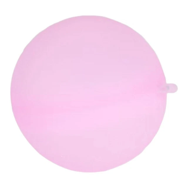 Absorbent Ball Reusable Summer Water Bomb Pool Party Water Games (Pink)