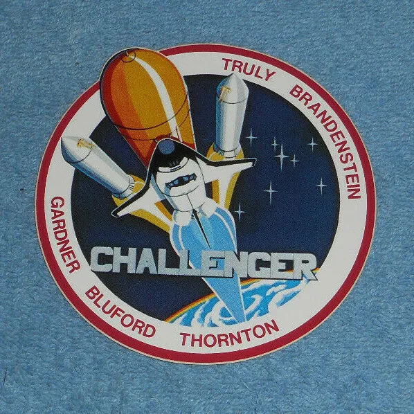 NASA STS-8 Sticker Space Shuttle Challenger Mission Insignia