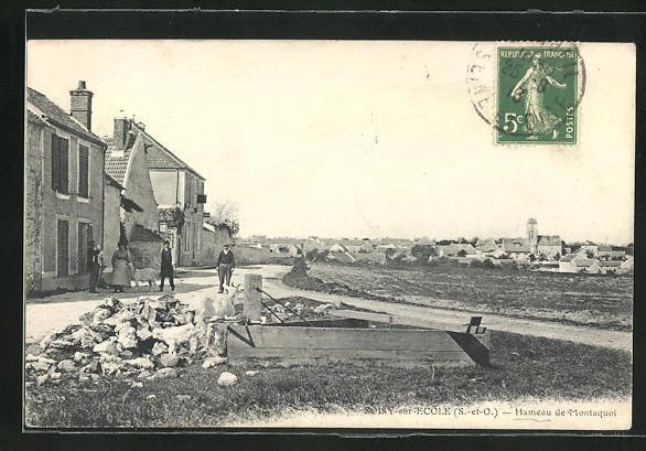 CPA Soisy-sur-Ecole, Hameau de Montaquoi 1913