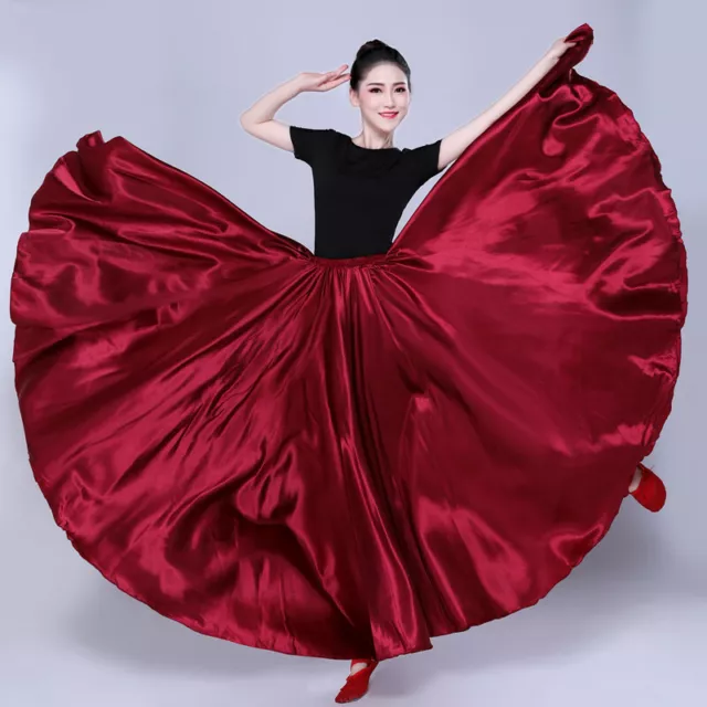 Practice Wear Dance Skirt Woman 720 Degree Skirt Belly Dance Long Skirts Dancer