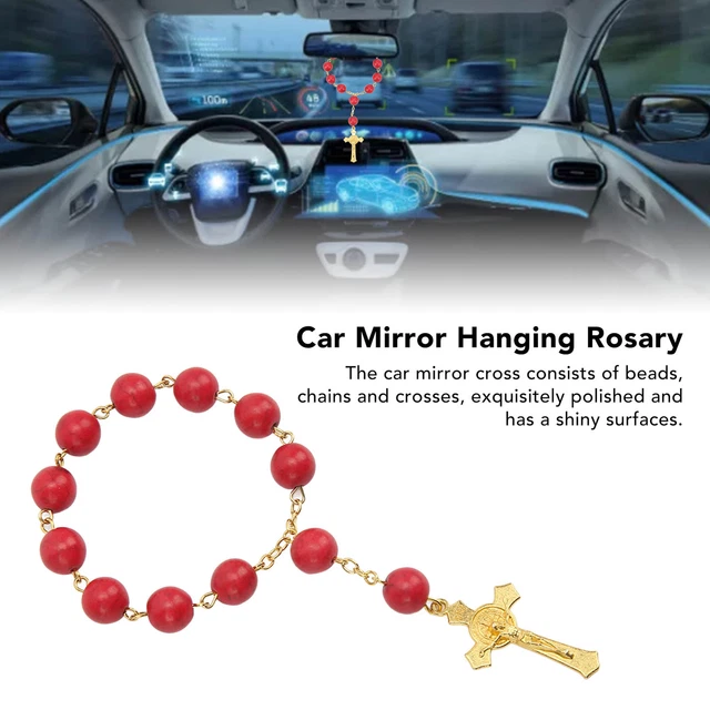Car Hanging Rosary Polishing Exquisite Portable Prayer Beads With Car SG5