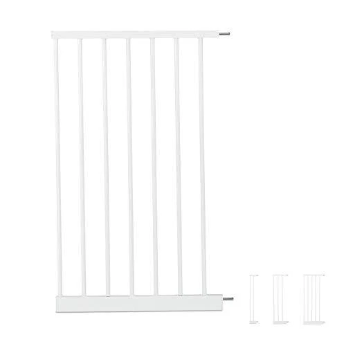 Relaxdays Schutzgitter XXL steckbarer Gitter Aufsatz Treppe 45 cm breit B-WARE