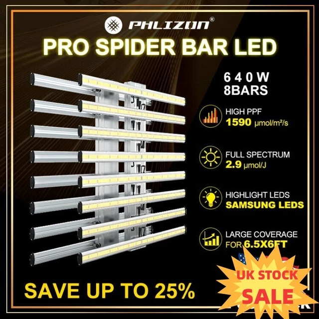 PHLIZON PL-2000 Lampada da coltivazione a LED dimmerabile da 200 W – Negozio ufficiale Phlizon EU