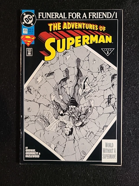 The Adventures of Superman #498 Funeral For A Friend (DC Comics, January 1993)