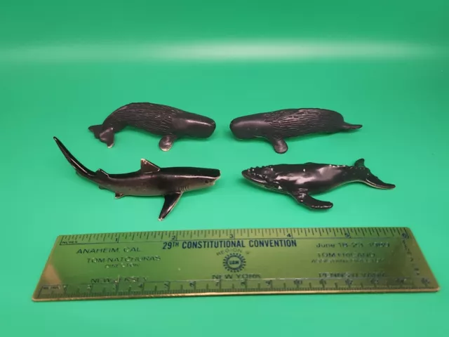 Safari Ltd. Whale & Shark Animal Toy Mini Figure Lot Great White Humpback Sperm