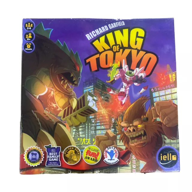 KING OF TOKYO Board Game 2014 Iello/Whatz Games ~ Richard Garfield NEW/SEALED