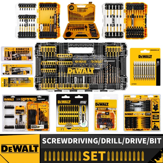 DEWALT SCREWDRIVING DRILL Drive Bit Set DWANGFT DT71563 DT70518T