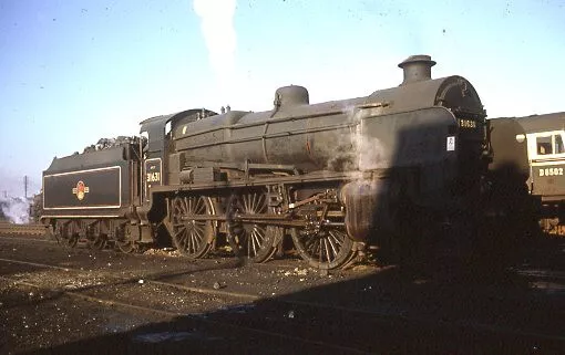 Original Trevor Owen colour slide of 31631 SR U class steam loco