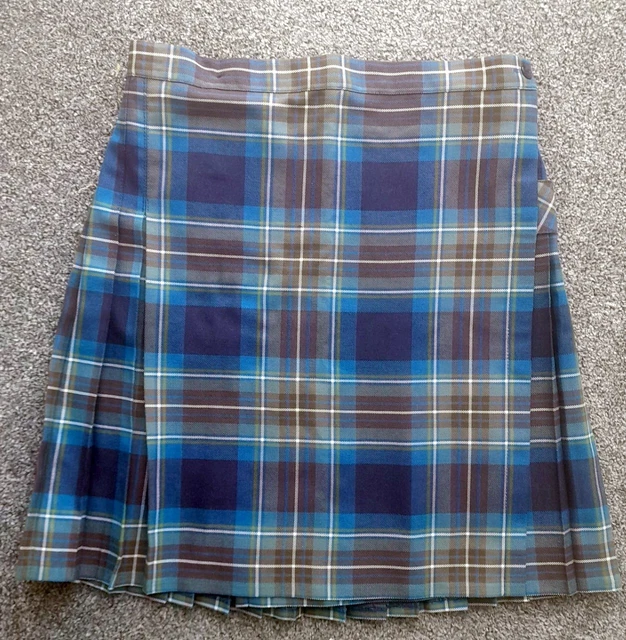 Lotto Usato Donna Ragazze Ragazze Ragazzi, Blu Holyrood Tartan Scozzesi in varie Taglie