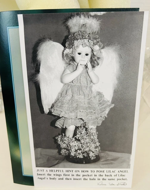 17” New Lilac Angel Porcelain Angel Doll by Valerie Tabor Smith In Box
