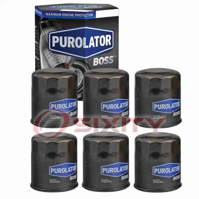 6 pc Purolator BOSS PBL14615 Engine Oil Filters for Oil Change Lubricant jd