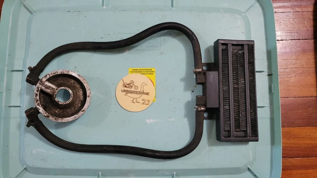 Harley Davidson Chopper Lockhart Oil Cooler Black Bracket Panhead Shovelhead Harley Davidson Chopper Lockhart Oil Cooler Black Bracket Panhead Shovelhead
