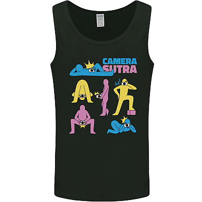 Camera Sutra Photography Photographer Funny Mens Vest Tank Top