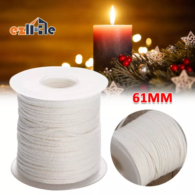 1 ROLL SPOOL of Cotton Twisted Braid Candle Making Candle Wicks Wick Core  Supply $4.49 - PicClick AU