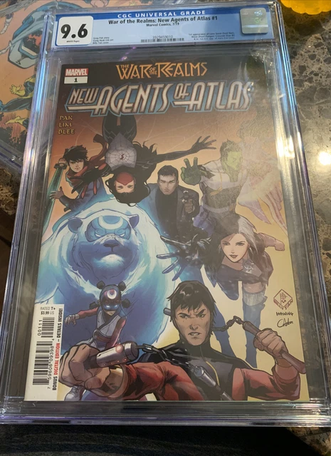 War of the Realms New Agents of Atlas #1 Tan CGC 9.6