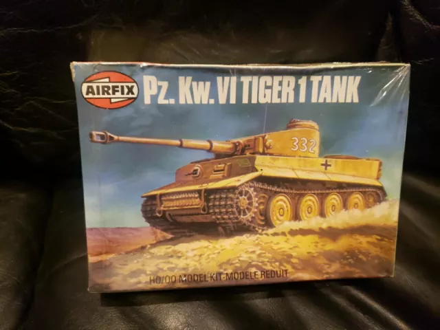 Airfix Pz. Kw. IV Tiger I Tank HO/OO scale model kit.