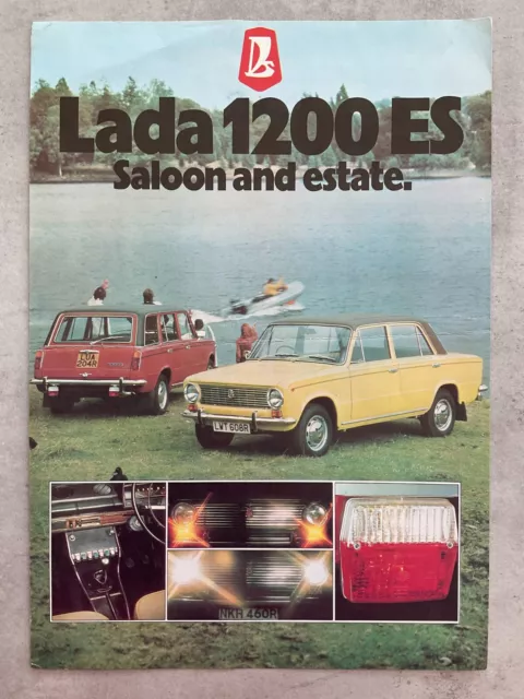 Lada 1200 ES Saloon & Estate UK Market Car Sales Brochure - 1977 3