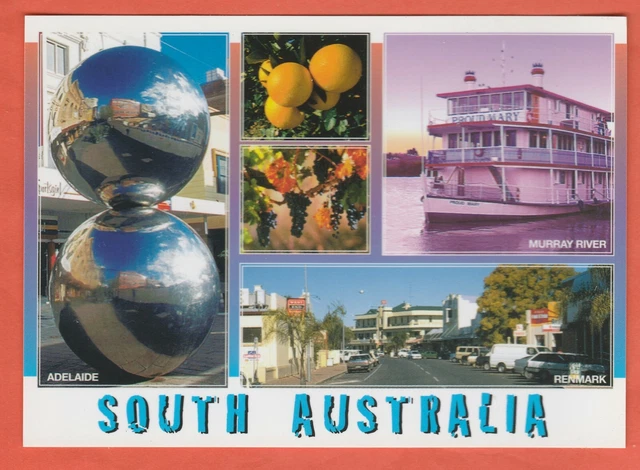 Post Card South Australia Adelaide Renmark Murray River Unused Supreme Souvenirs