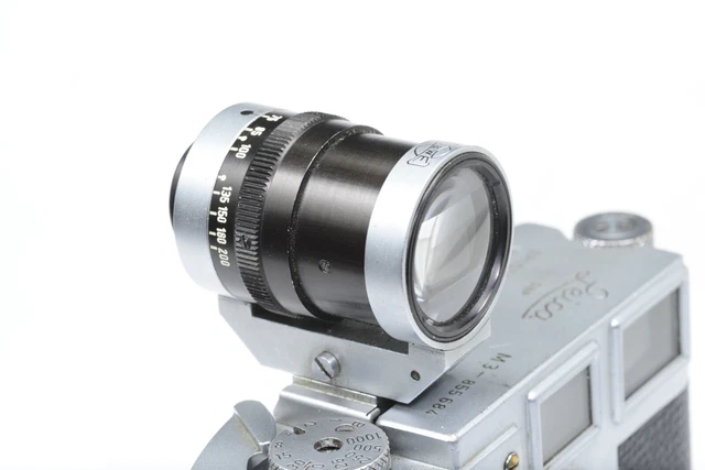 Visor zoom TEWE 35 mm -200 mm para telémetro Bessa Leica Voigtlander