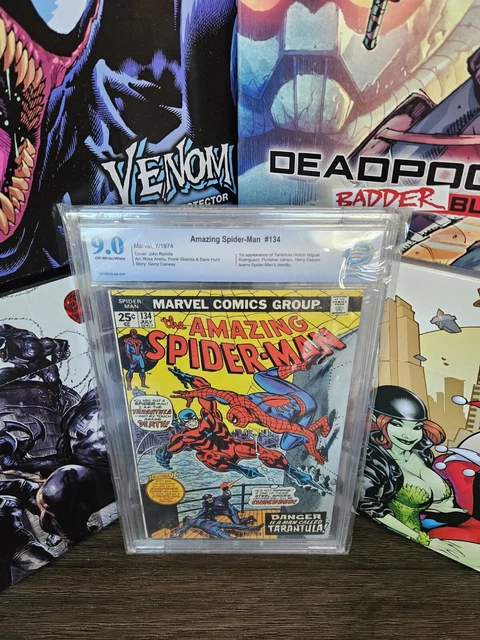 Amazing Spider-Man #134 CBCS 9.0 | 1st App Tarantula, Punisher Cameo