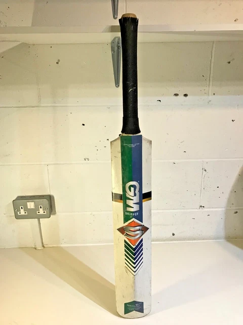 GM SKIPPER Mens SH Cricket Bat Grade 1 English Willow 2lb 10oz