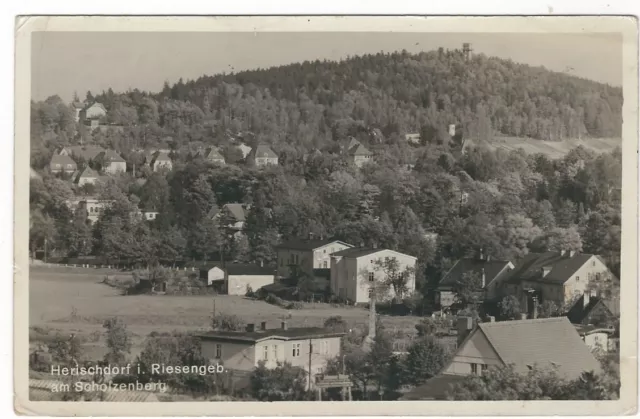 19/198  AK HERISCHDORF RIESENGEBIRGE SCHOLZENBERG nach ANNAHÜTTE JAHR 1936 2