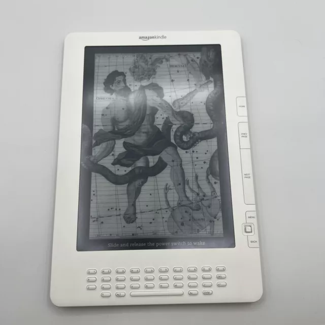 Amazon Kindle DX (2nd Generation) 4GB, White, D00801, Works Amazon Kindle DX (2nd Generation) 4GB, White, D00801, Works