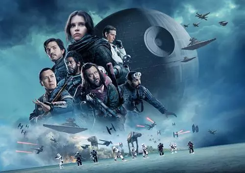 STAR WARS ROGUE ONE POSTER Last Jedi Force Awakens Photo Print Poster  A3 A4