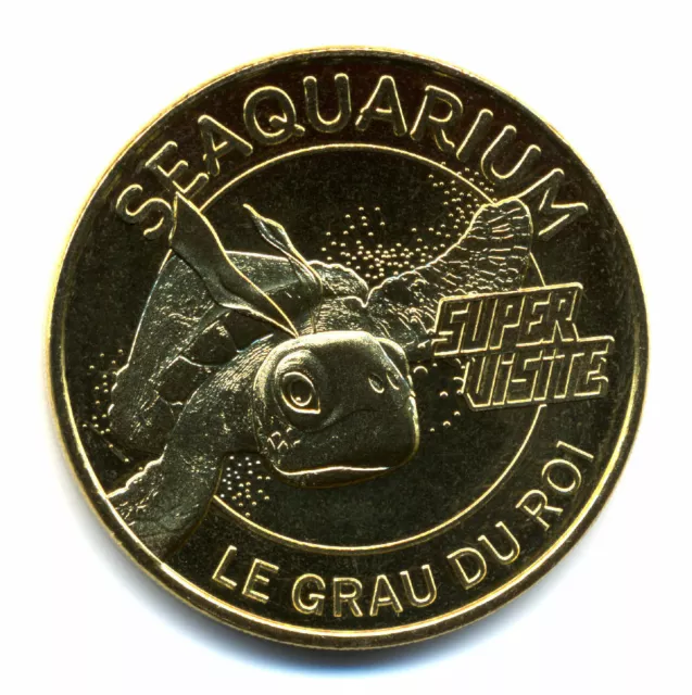 30 LE GRAU-DU-ROI Seaquarium, Super visite 2, Tortue, 2023, Monnaie de Paris