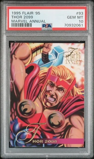 1995 Flair '95 Marvel Annual Card #93 Thor 2099 - PSA 10 🔥Gem Mint🔥