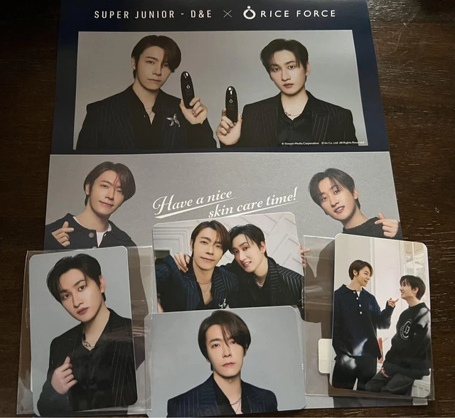 Rice Force SUPER JUNIOR D & E EUNHYUK DONGHAE Photo Card Set of 4 With postcard