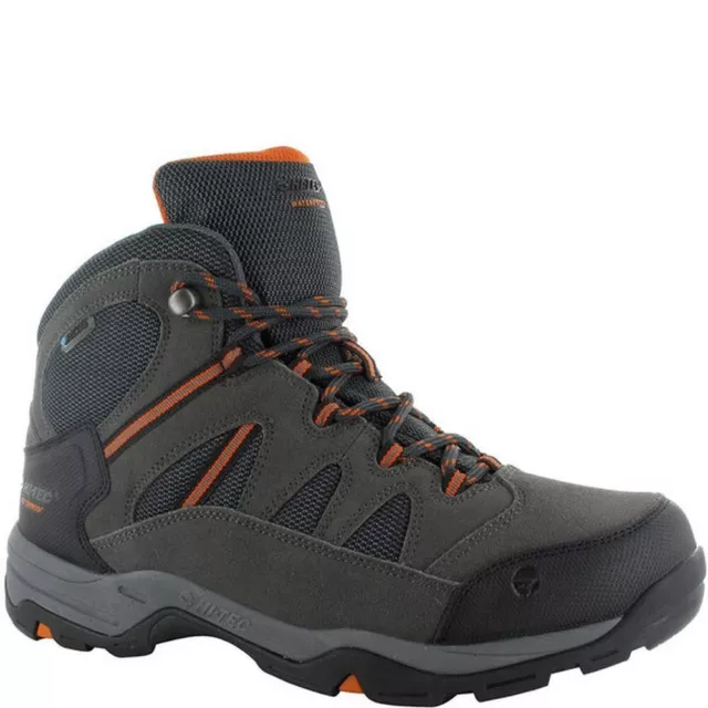 HiTec  Botas de Ante Bandera II con Cordones, Presilla para Hombre (FS9975)