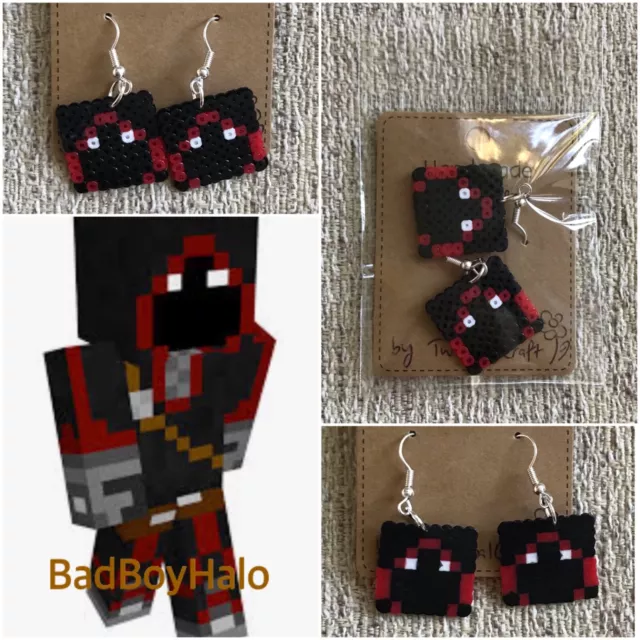 Dream SMP Sapnap MCYT Earrings Perler DSMP