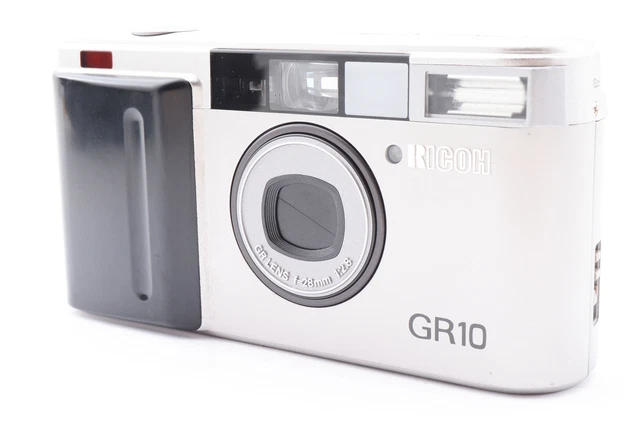 Read [Near MINT] Ricoh GR10 Silver 28mm 2.8 Point & Shoot 35mm Film Camera JAPAN