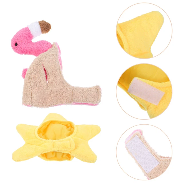 2 piezas sombrero mascota estrella de mar cachorro sombrero flamenco sombrero de estrella gato
