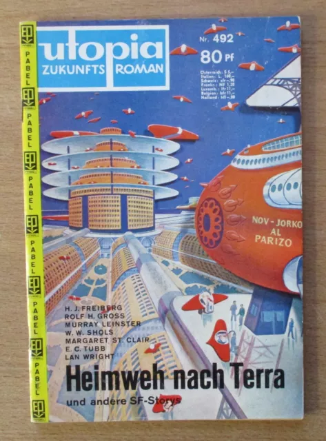 Utopia Zukunftsroman,  Nr. 492:   SF-Stories  /  Heimweh nach Terra    (Z 1-)