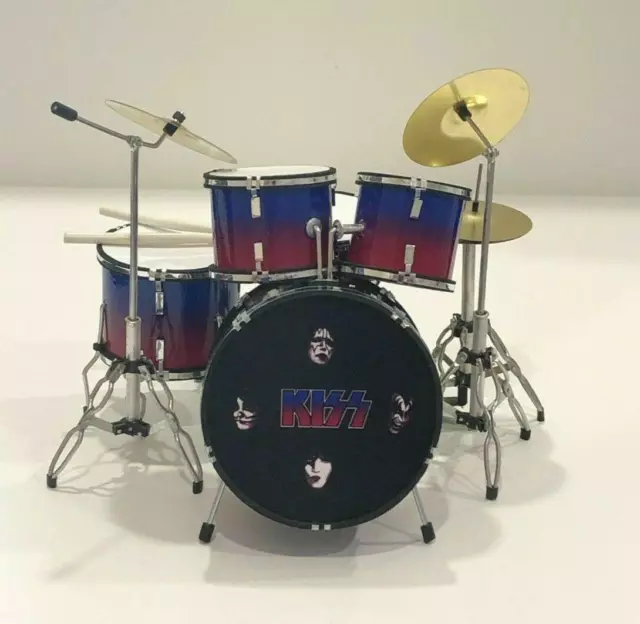 Kiss Miniature Replica Drum Kit Brand New