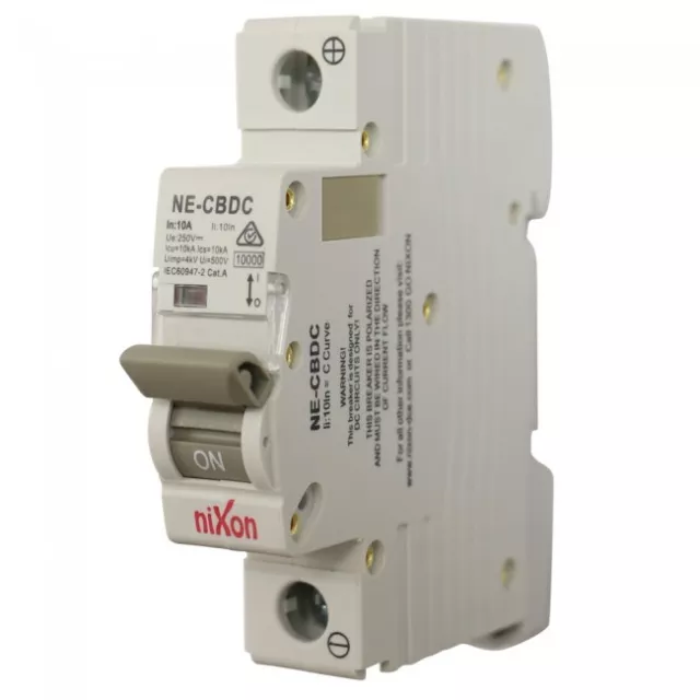 10AMP - 1 Pole 10ka MCB - DC - Circuit Breaker