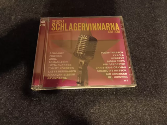 Svenska schlagervinnarna  - 2 CD - Sweden eurovision melodifestivalen 1958-2000